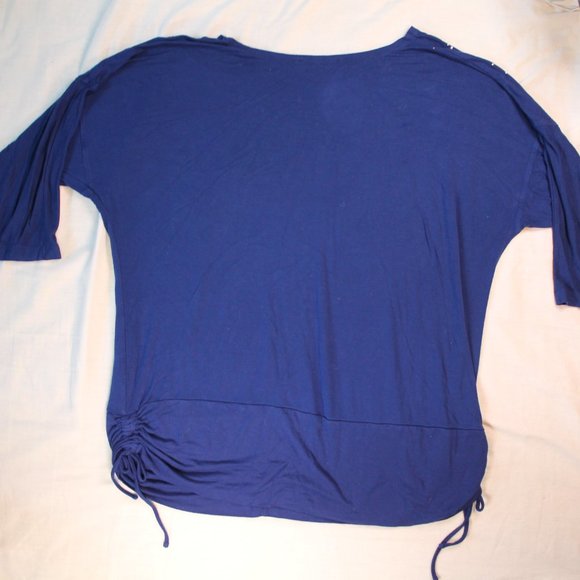 Club star bedazzled shirt blue y2y mxm - Picture 5 of 5